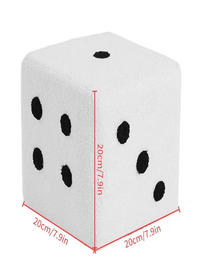 HAOHIZE Dice Ottoman, dice Foot Stool Foot Stool Small Square Footstool Soft Comfortable Simple Warm Sturdy Base Cube Stool for Home Living Room Bedroom (20x20x20cm/7.9x7.9x7.9in) - Image 2
