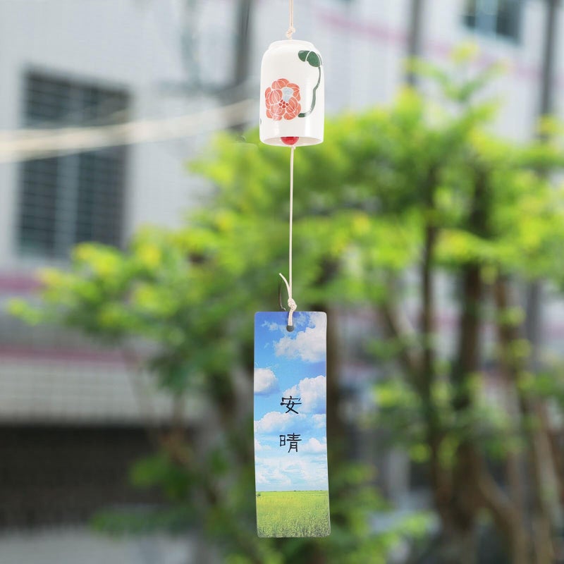 Japanese Style Glass Wind Chime Hanging Decor Outdoor Garden Ornament Lightweight Home Decoration - Image 3