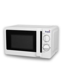 ICONA Icona 20L Large Capacity Multi-Functional Knob Hot Electric Oven – 800W Convection Microwave Oven with Glass Door, Mechanical Timer Control, Class A Energy Rating  - Image 1