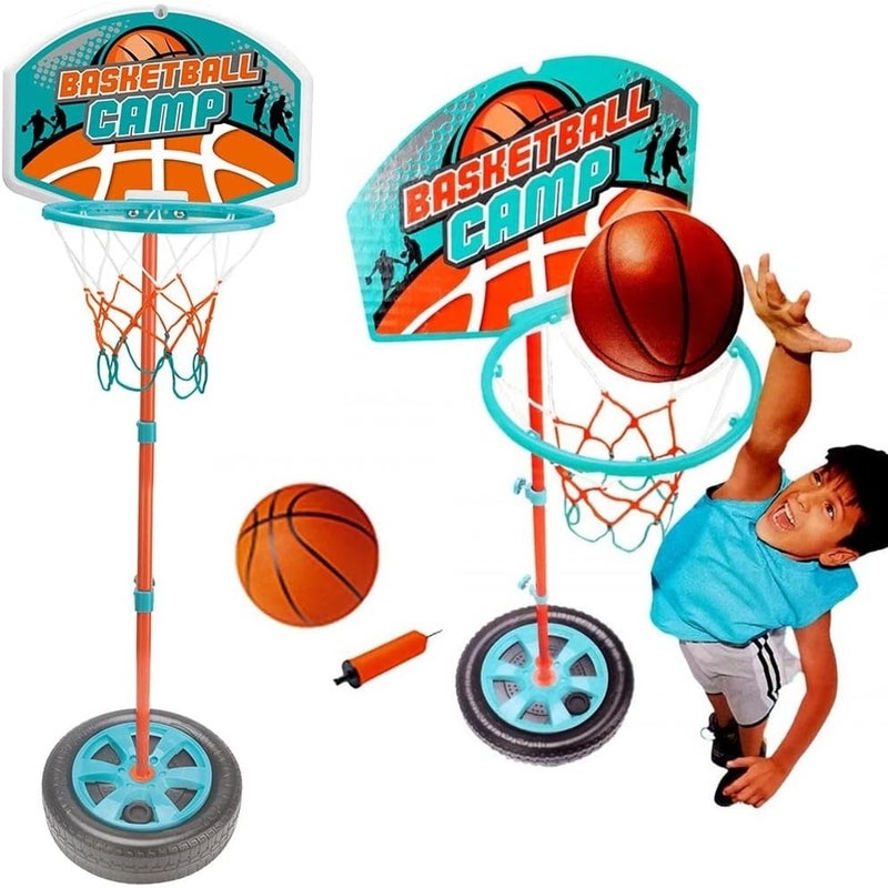 King Sport - Real Action Basketball Set with Stand Net 120 cm - LQ1904 - Image 2