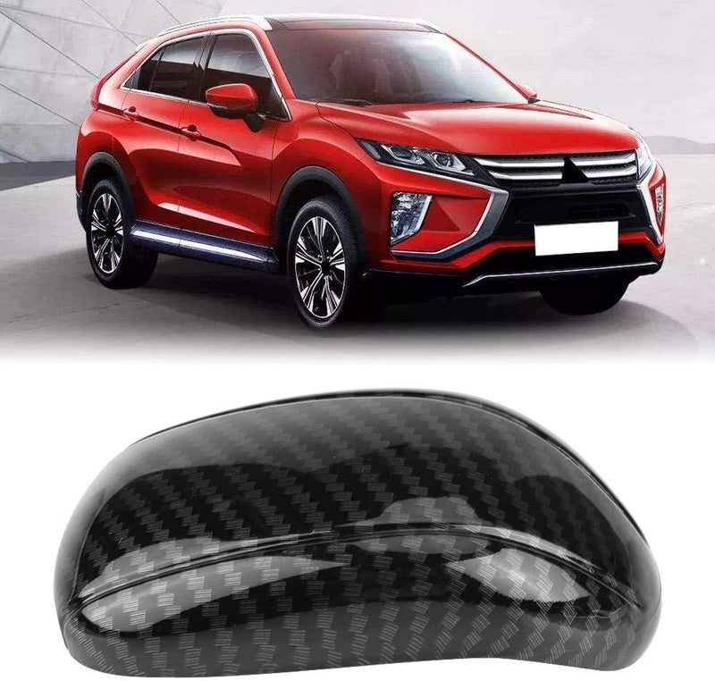 woobles for 2022 for Mitsubishi Eclipse Cross Accessories Gear Shift Cover Trim Car Interior Mouldings for Eclipse Cross 17-18 (Carbon Fiber) - Image 5