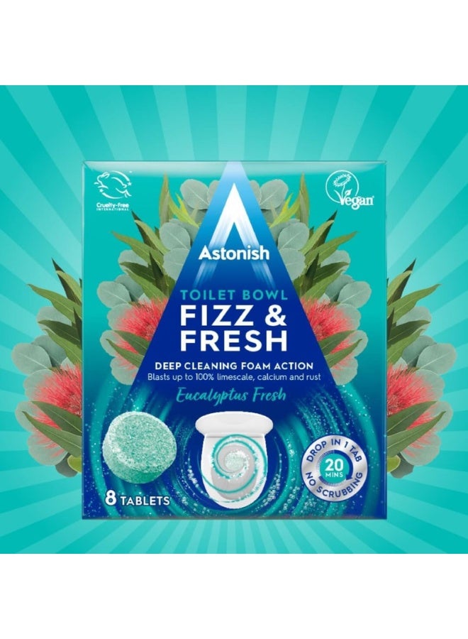 Astonish Toilet Bowl Fizz & Fresh – Eucalyptus – 8 Tablets - Image 2
