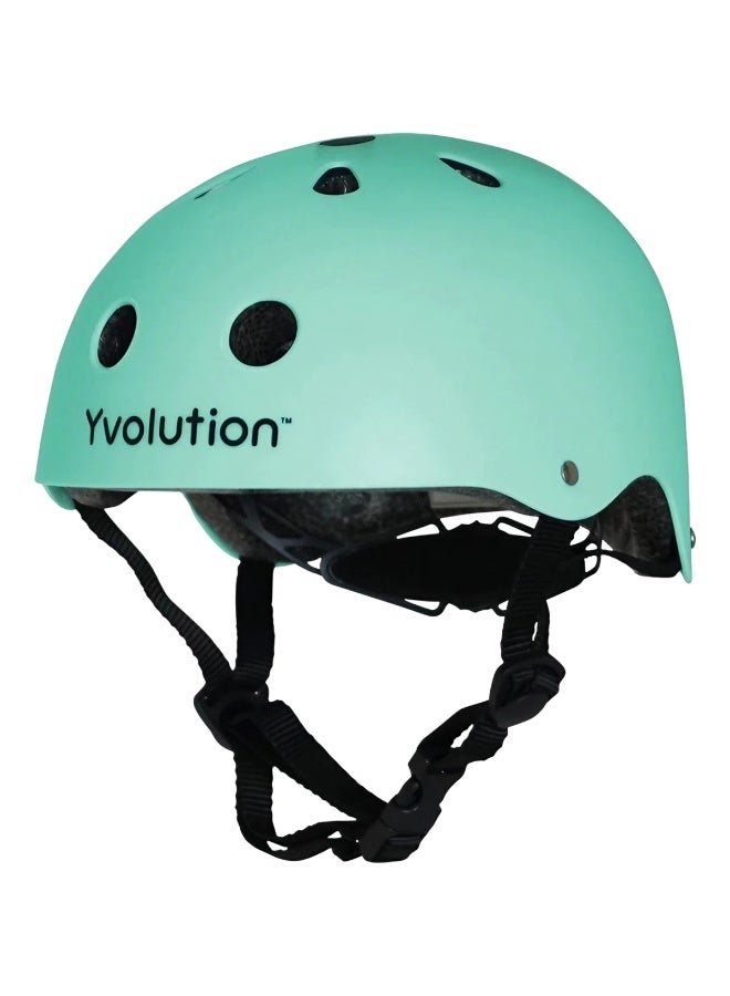 Yvolution Adjustable Biking Helmet (S, 44-52 cm, Green) - Image 2