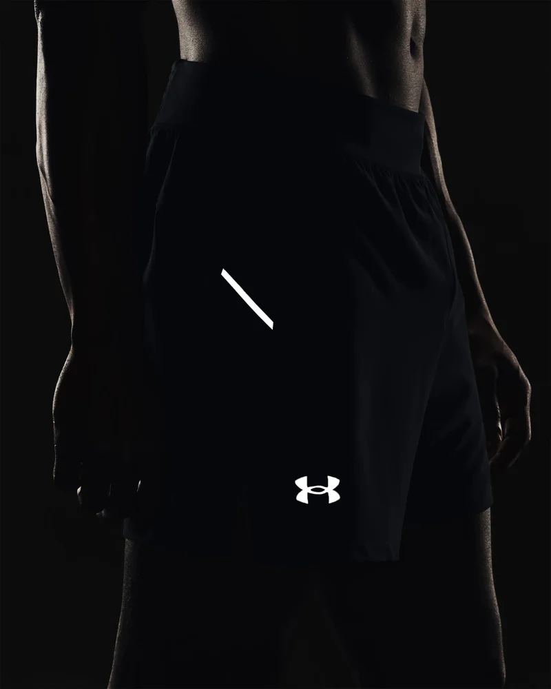 Under Armour Black Men's Launch Elite Shorts for Men | Best Price UAE