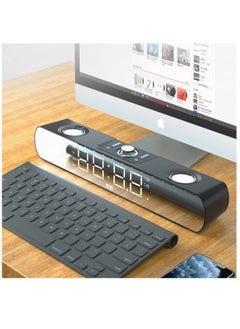 SOAIY SH16 Gaming Peripherals LED Soundbar Computer Speaker Bluetooth Speaker Home Theater Sound Bar TV Speakers Alarm Clock Wireless  - Image 3