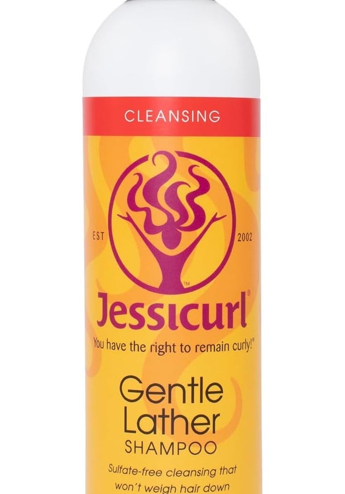 Jessicurl Gentle Lather Shampoo - Citrus Lavender, 8 Fl Oz - Vegan, Sulfate-Free Cleansing Shampoo for Curly Hair - Image 1