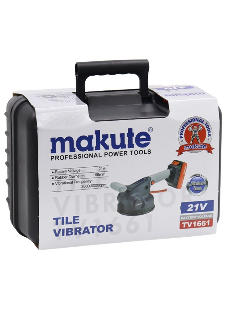 makute - Tile Vibrator Machine 21V 2000mAh Battery Diameter 166mm - Image 1