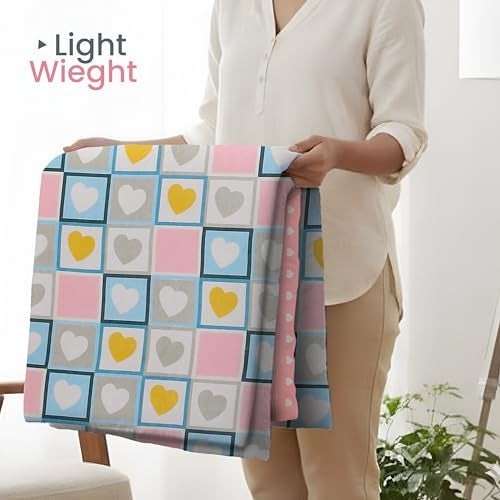 FRESH FROM LOOM غطاء لحاف مفرد قابل للعكس من قماش المايكروفايبر القطني الفائق النعومة بحجم سرير مفرد / غطاء لحاف / غطاء راجعي / غطاء بطانية / غطاء لحاف بسحاب، (60 × 90 بوصة، عبوة من 1) - Image 3