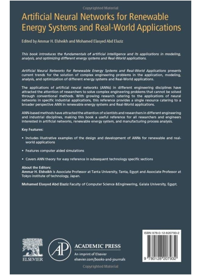 Artificial Neural Networks for Renewable Energy Systems and Real-World Applications