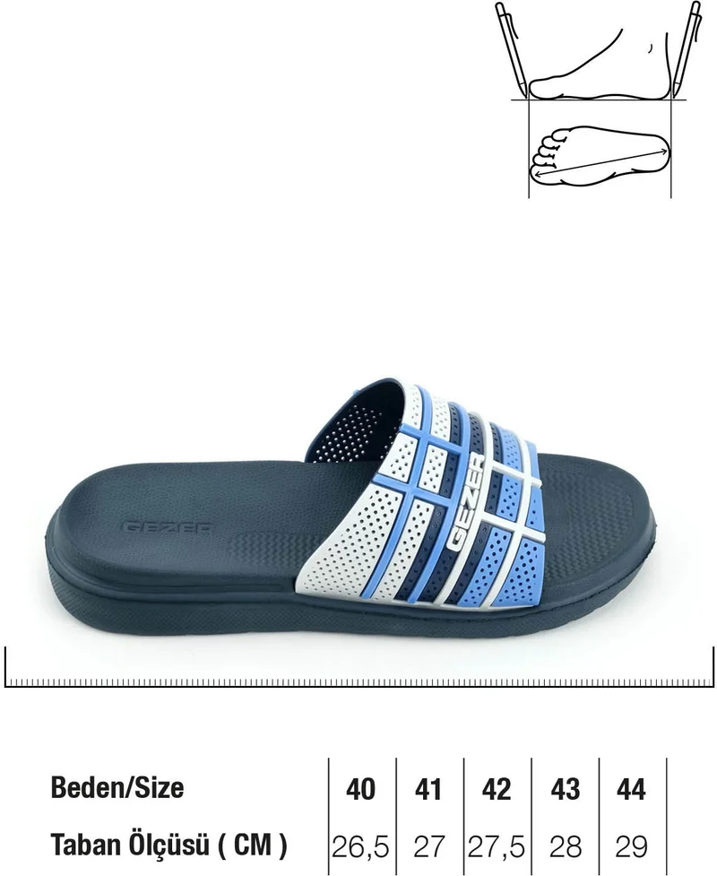 جيزر Men's Summer Eva Wet Ground Suitable Daily Home Garden Pool Bathroom Slippers
