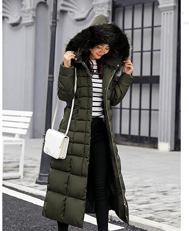 Barbora معطف نسائي تويد شتوي كامل الطول يومي BTTR180HAKI  - Image 1