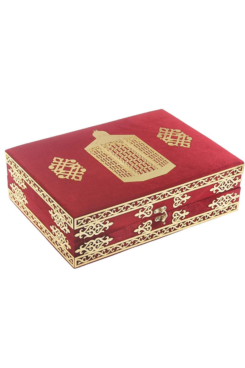 ريبنيو صندوق قرآن مقام إبراهيم، صندوق يحتوي على قران،مقاس25×35 - Image 1