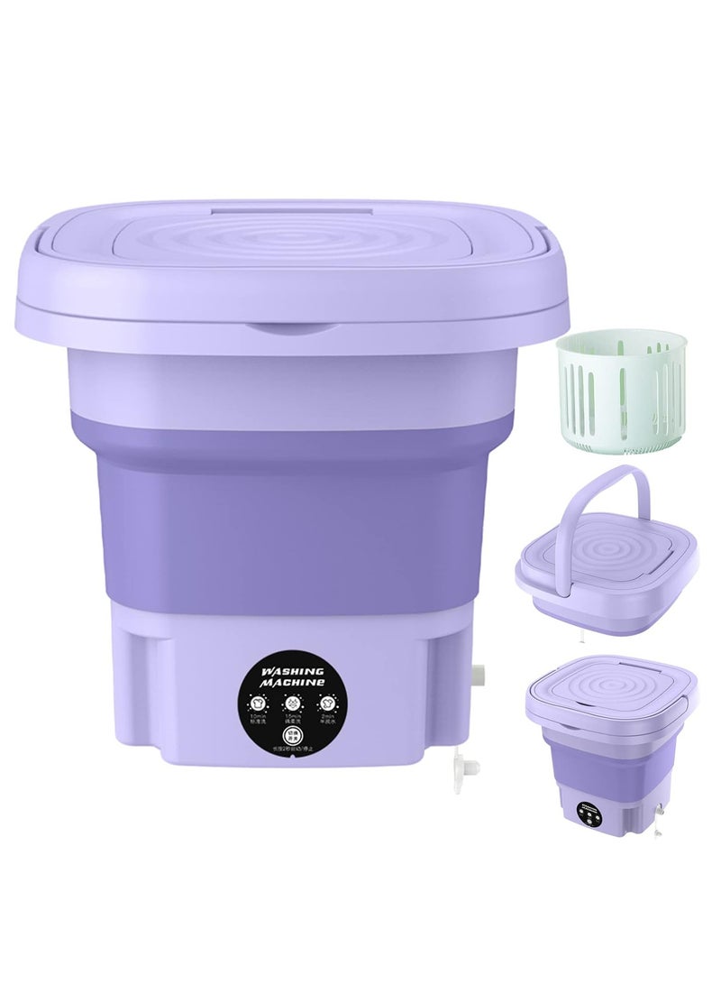 Folding Washing Machine Portable, 6.5L Large Capacity, Mini Foldable Small Machine for Apartment, Laundry, Camping (Multicolour)Folding Washing Machine Portable, 6.5L Large Capacity, Mini Foldable Small Machine for Apartment, Laundry, Camping (Multicolour)  - Image 1