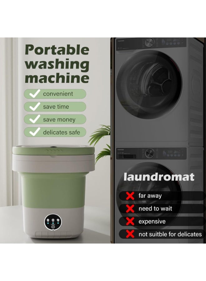 Portable Folding Washing Machine – Mini Foldable Washer, Large Capacity Compact Laundry Machine for Apartment, Travel, Camping & Small Spaces - Image 2
