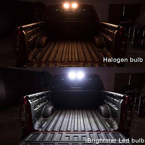 iBrightstar مصابيح LED iBrightstar فائقة السطوع 12-24 فولت 194 912 921 168 175 2825 W5W T10 مع بروجيكتورات لسيارة الشاحنة لمصباح الفرامل الثالث وأضواء الحمولة، أبيض/أحمر - Image 4