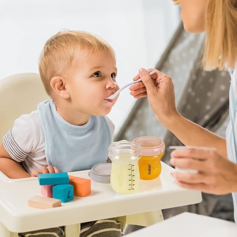 haakaa Breastmilk Storage Container Glass Baby Food Jar - Image 3