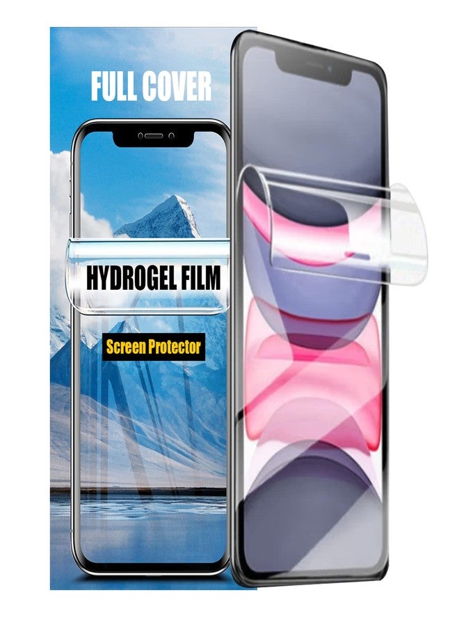 LOOKSEVEN 3 Pack Hydrogel Film For iPhone XR, iPhone 11 Transparent Soft TPU Screen Protector, High Sensitivity Protective Film (Not Tempered Film) - Image 1