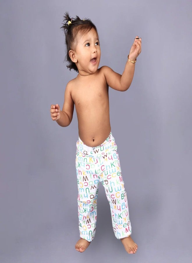 Snugkins Diaper Pants | Potty Training Pajamas for Toddlers, Boys and Girls.100% Cotton. (Alphabet & Boat - Pack 2, Size -4, 4 Years-5 Years) - Image 5