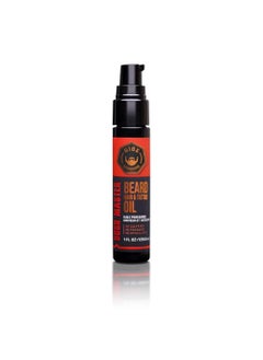 GIBS GROOMING Bush Master Beard, Hair & Tattoo Oil- All-Natural with Nutmeg, Leather, Vanilla & Musk Scent- Softens & Strengthens Beard Growth, Moisturizes Skin, 1 Fl Oz (Pack of 1)