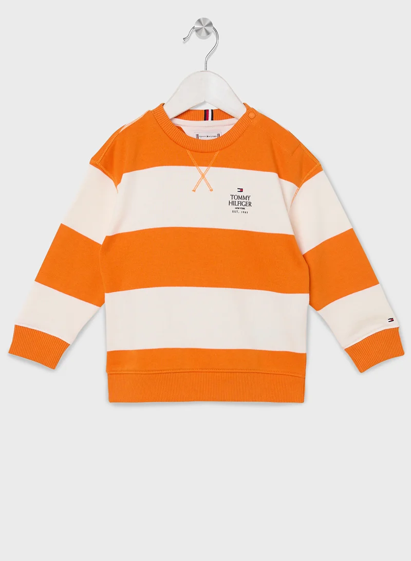 TOMMY HILFIGER Kids Striped Sweatshirts