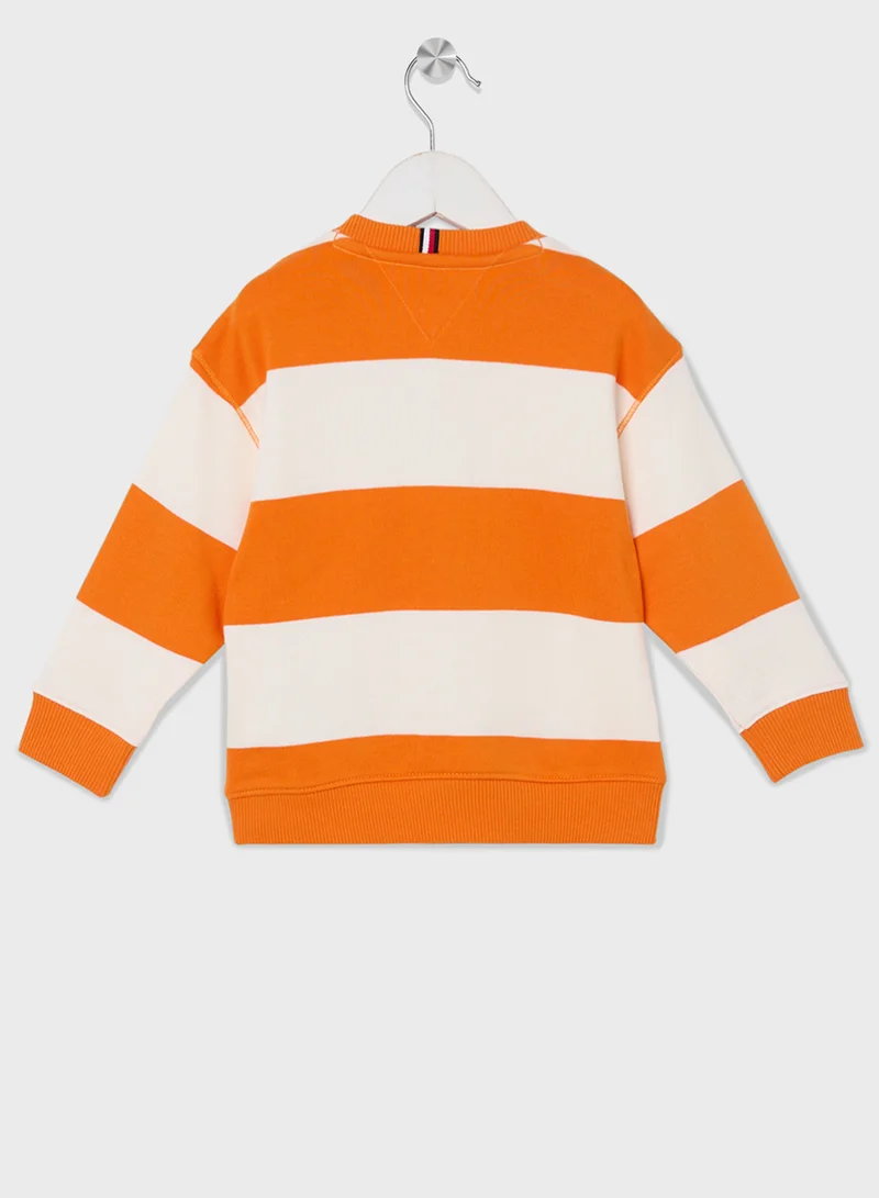 TOMMY HILFIGER Kids Striped Sweatshirts