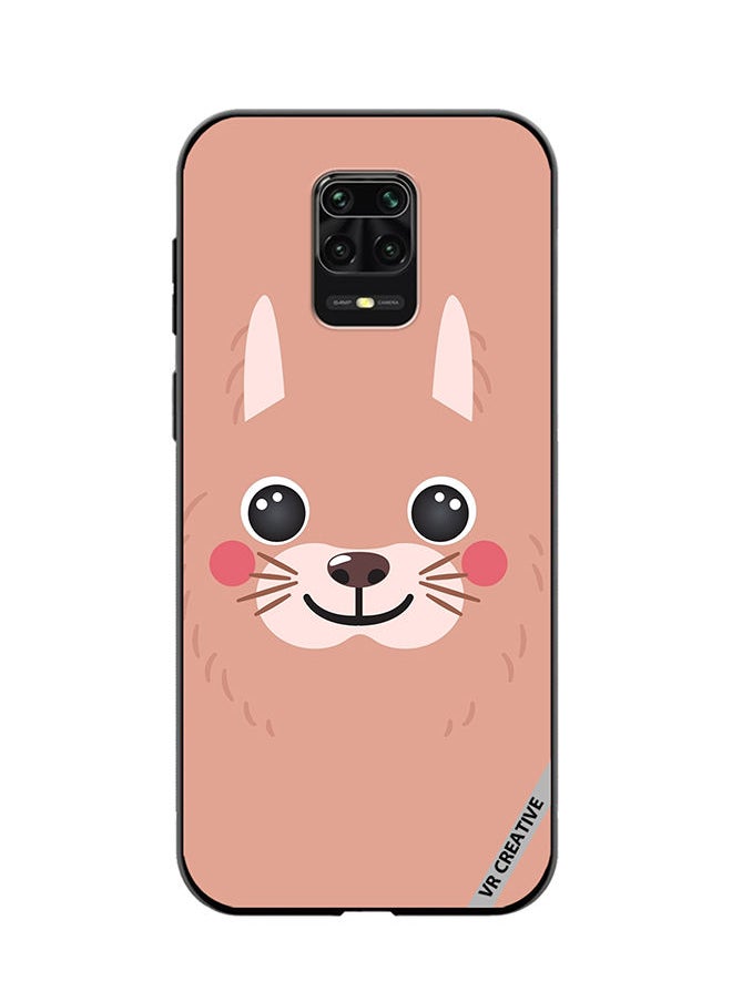 VR CREATIVE Protective Case Cover For Xiaomi Mi Note 10 Lite 5G Lama Cartoon Face Design Multicolour  - Image 1