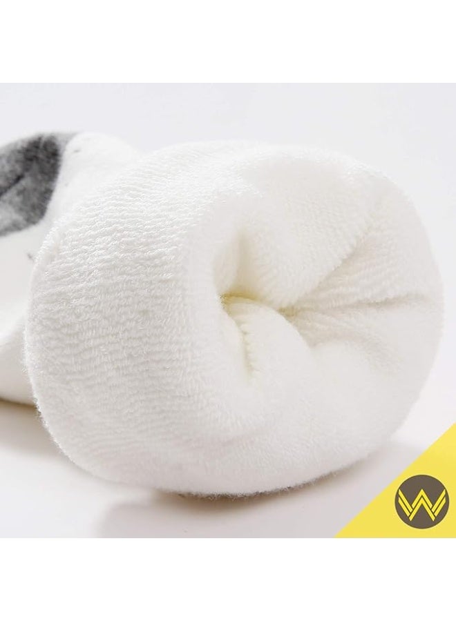 WANDER Men's Athletic Ankle Socks 3/8 Pairs Thick Cushion Running Socks for Men&Women Cotton Socks 6-9/9-12/12-15 - Image 2