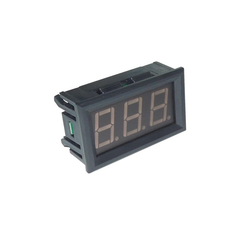 عداد التيار 1000 أمبير، عداد تيار رقمي LED، أمبيرمتر، جهد التغذية DC4.5-30V، مقياس أمبير، جهاز اختبار التيار، أحمر أزرق (غطاء أبيض - أحمر) - Image 4