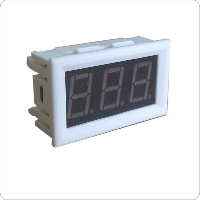عداد التيار 1000 أمبير، عداد تيار رقمي LED، أمبيرمتر، جهد التغذية DC4.5-30V، مقياس أمبير، جهاز اختبار التيار، أحمر أزرق (غطاء أبيض - أحمر) - Image 1