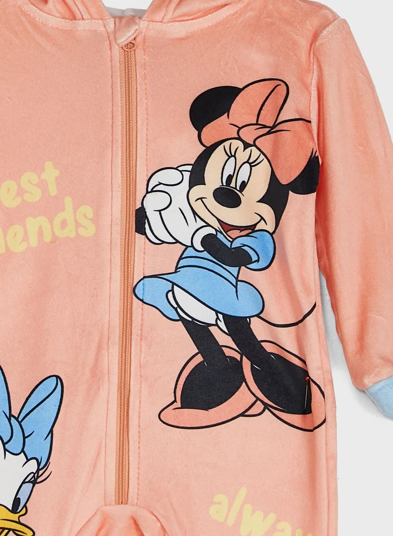 Disney Infant Minnie Mouse & Donald Duck Romper