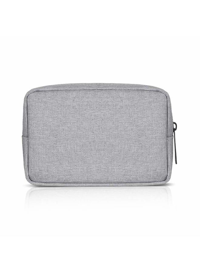 ERCRYSTO Universal Electronics/Accessories Soft Carrying Case Bag, Durable & Light-weight,Suitable for Out-going, Business, Travel and Cosmetics Kit, Small-gray, Large, Travel - Image 1