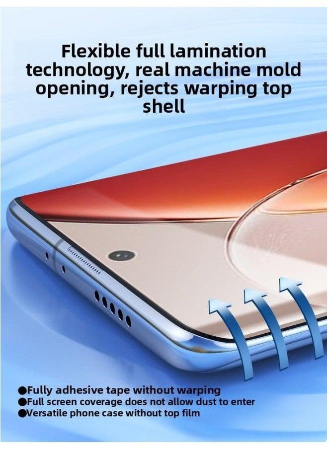 Applicable To Vivox90 Mobile Phone Film X100/x80pro S15/17/16/18 Tempered X200pro Curved Screen-Colour:Imported Hydrogel [ultra-clear * Full Glue Unlocks In Seconds] 2 Pieces Free Artifact-Size:iQOO 9 Pro