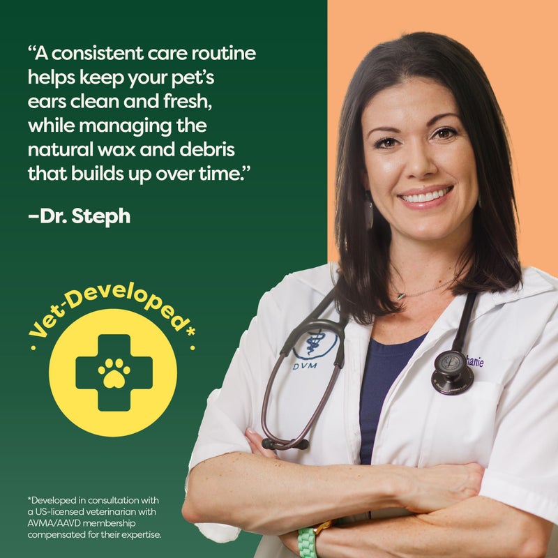 Earth Rated Vet-Developed Pet Ear Wipes, Hypoallergenic Cleaner for Dogs & Cats Ears to Remove Dirt and Wax Build Up, Wild Oat Scent, 70 Count - Image 4