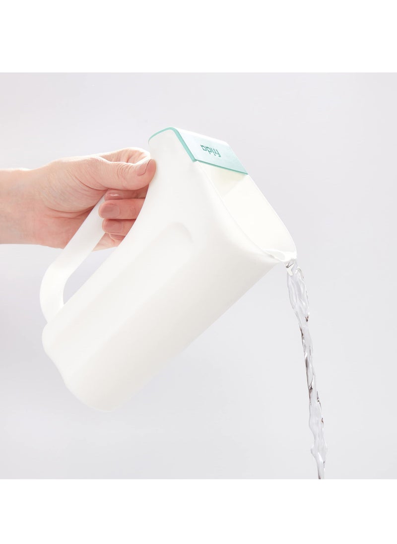 fridababy - Control the Flow Rinser by Frida Baby Bath Time Rinse Cup With Easy Grip Handle and Removable Rain Shower White - Image 1