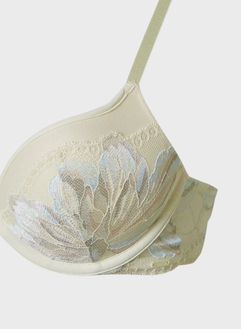 CALVIN KLEIN  Push Up Plunge Bra for Women | Best Price UAE