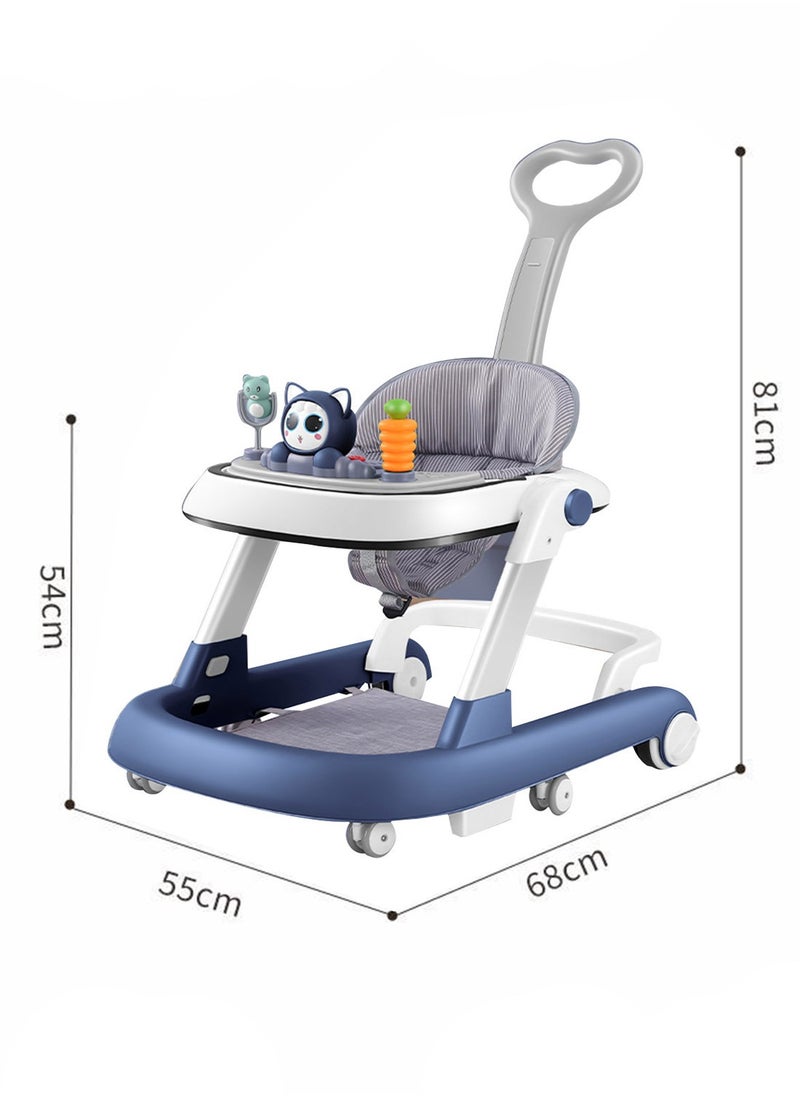 Baby Walker Baby Toddler Push Walker With Footpad And Push Handle Walker For Baby With Wheels