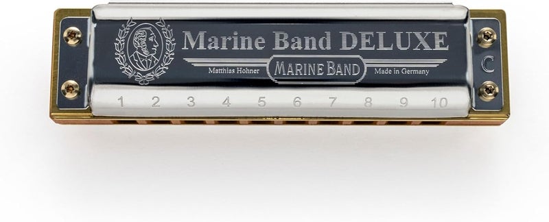 HOHNER Marine Band Deluxe Harmonica in G Major - Image 2