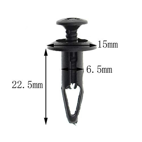 MOTOALL Plastic Bumper Rivet Clips MOTOALL Fastener Screw for Rhino 450 660 Yamaha Rhino Fender Hood Body 100Pcs - Image 3
