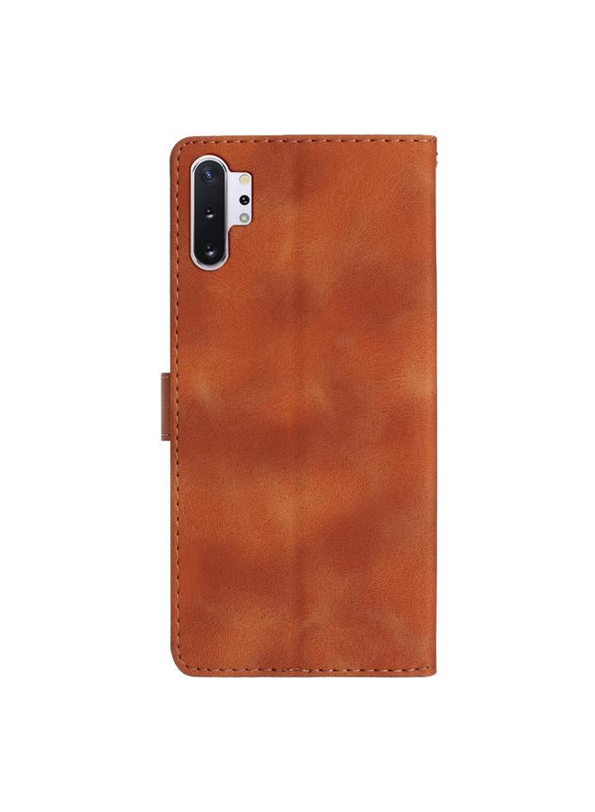 S-TOP Case For Samsung Galaxy Note10+ Flower Butterfly Embossing Pattern Leather Phone Case - Image 3
