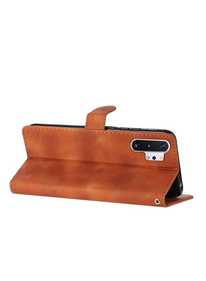 S-TOP Case For Samsung Galaxy Note10+ Flower Butterfly Embossing Pattern Leather Phone Case - Image 5