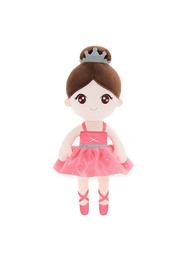 Gloveleya Baby Girl Gifts Dolls Soft Plush Toy Ballet Girl Doll Watermelon Red 13 Inches with Gift Box… - Image 4
