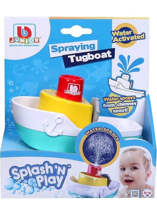 BB Junior BBJunior Splash 'N Play Spraying Tugboat 16-89003 - Image 1