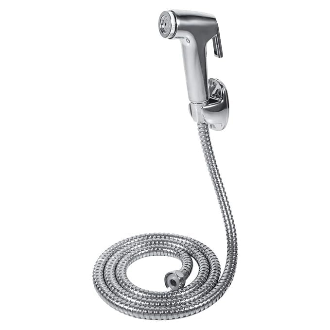 SP SELLPLUS Sellplus Handheld Bidet Sprayer for Toilet Stainless Steel Cloth Diaper Sprayer Bathroom Sprayer Kit Spray Attachment with Hose for Feminine Wash Baby Diaper Cloth and Shower Sprayer - Image 1