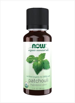 NOW Organic Essential Oils 100% Pure Patchouli Oil - Rich & Earthy, 30ml