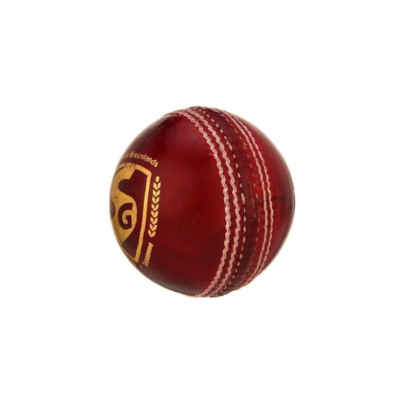 SG Club Red Cricket Leather Ball - Image 4