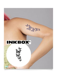Inkbox Temporary Tattoos, Semi-Permanent Tattoo, One Premium Easy Long Lasting, Water-Resistant Temp Tattoo with For Now Ink - Lasts 1-2 Weeks, Take Off, 5 x 2 in