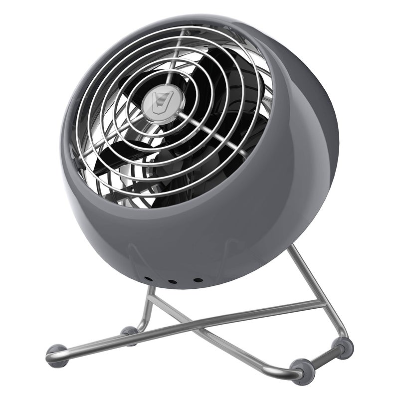 Vornado Vornado VFAN Mini Modern Vintage Fan Retro Metal Air Circulator Fan for Desk  Bedside 2 Speeds Adjustable Tilt Personal Cooling with Targeted Airflow Quiet Fan Ice White 