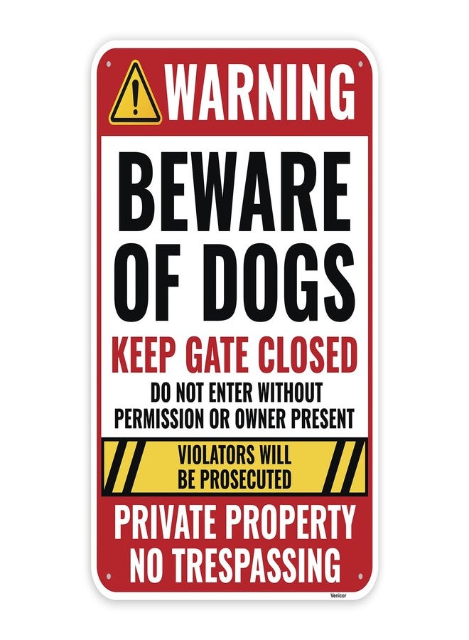 Venicor Warning Beware Of Dogs Keep Gate Closed - Image 1