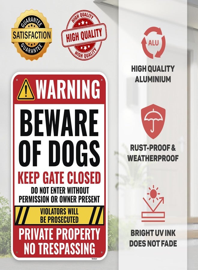 Venicor Warning Beware Of Dogs Keep Gate Closed - Image 3
