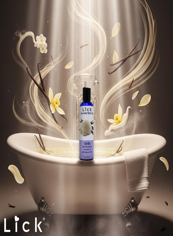 ليك زيت استحمام عطري برائحة الفانيليا من ليك - مجموعة روائح الحلويات - زيوت استحمام خفيفة للاسترخاء، 4 أونصة - Image 3